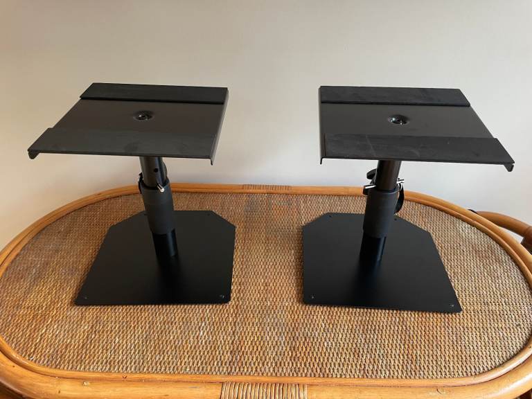 2 x desktop speaker stands - new