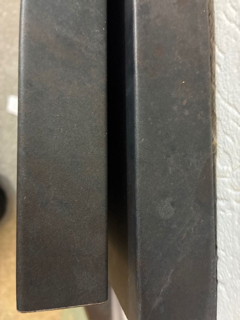 Copper slate square edge worktops x2