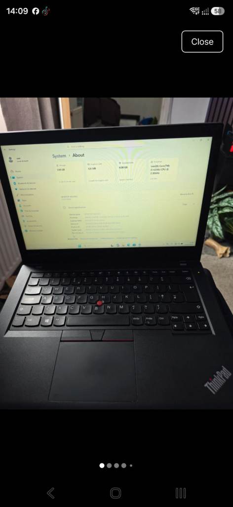 Lenovo ThinkPad Laptop with Intel i5 Processor