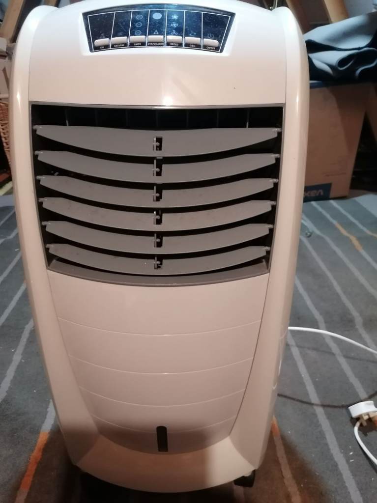 SOLD!!! Portable Air Cooler Fan - White, Good Condition SOLD!!!