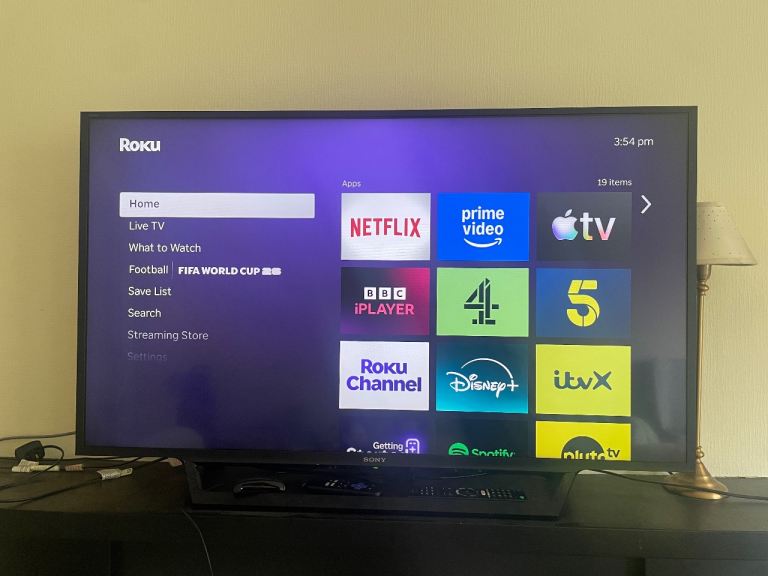 LED Sony Bravia TV 48” with Roku