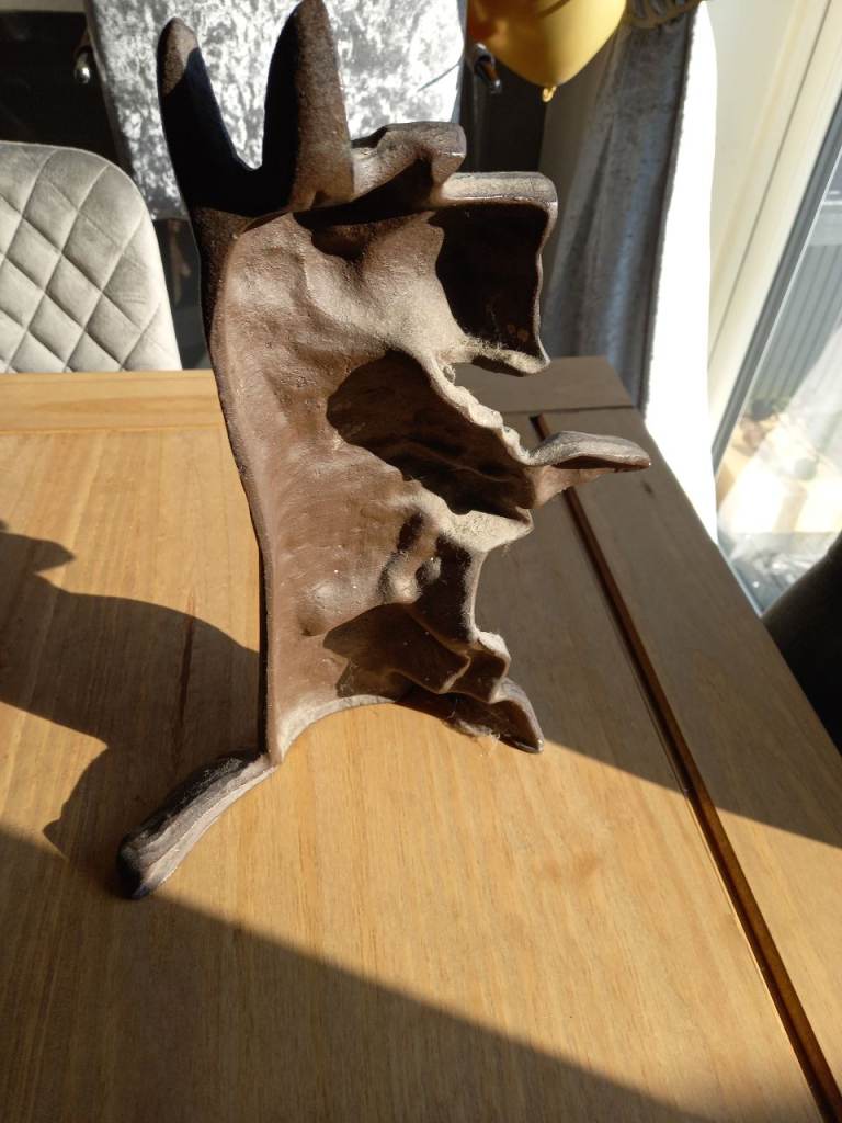 Door stop metal scottish terrier heavyy 
