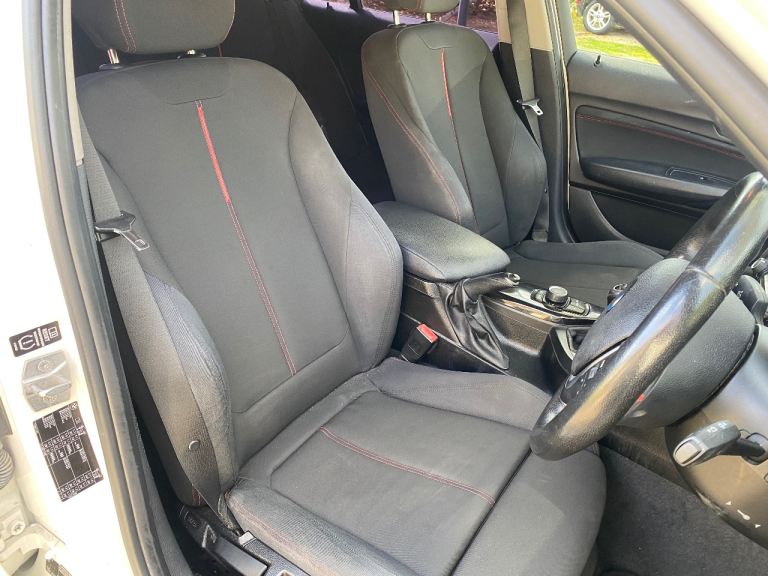 bmw 1 series interior f21 f20 black cloth seats front & back sport interior 5 door breaking 