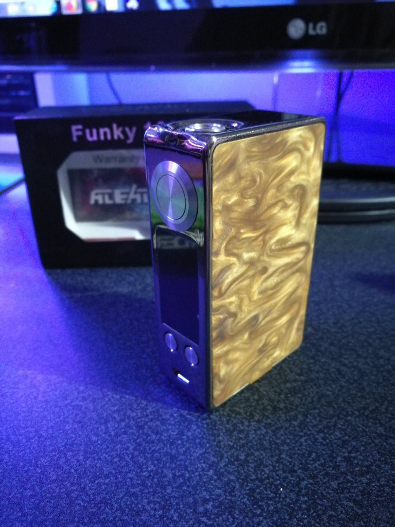 Aleader Funky 160W TC VW APV Box Mod + spare doors Vape Vaping Vaporiser