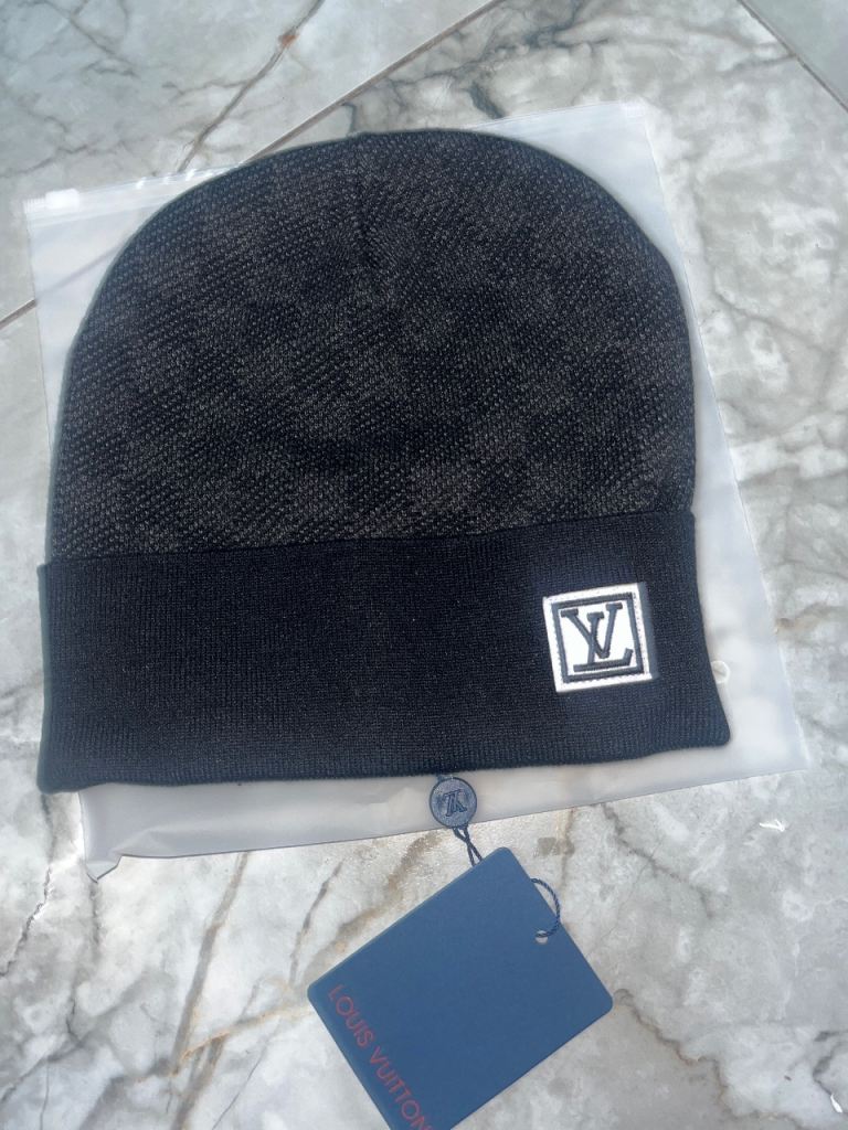 Black LV Beanie