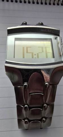 希少】DIESEL DZ-2155 Croco Digi Watch 腕時計 DIESEL（ディーゼル