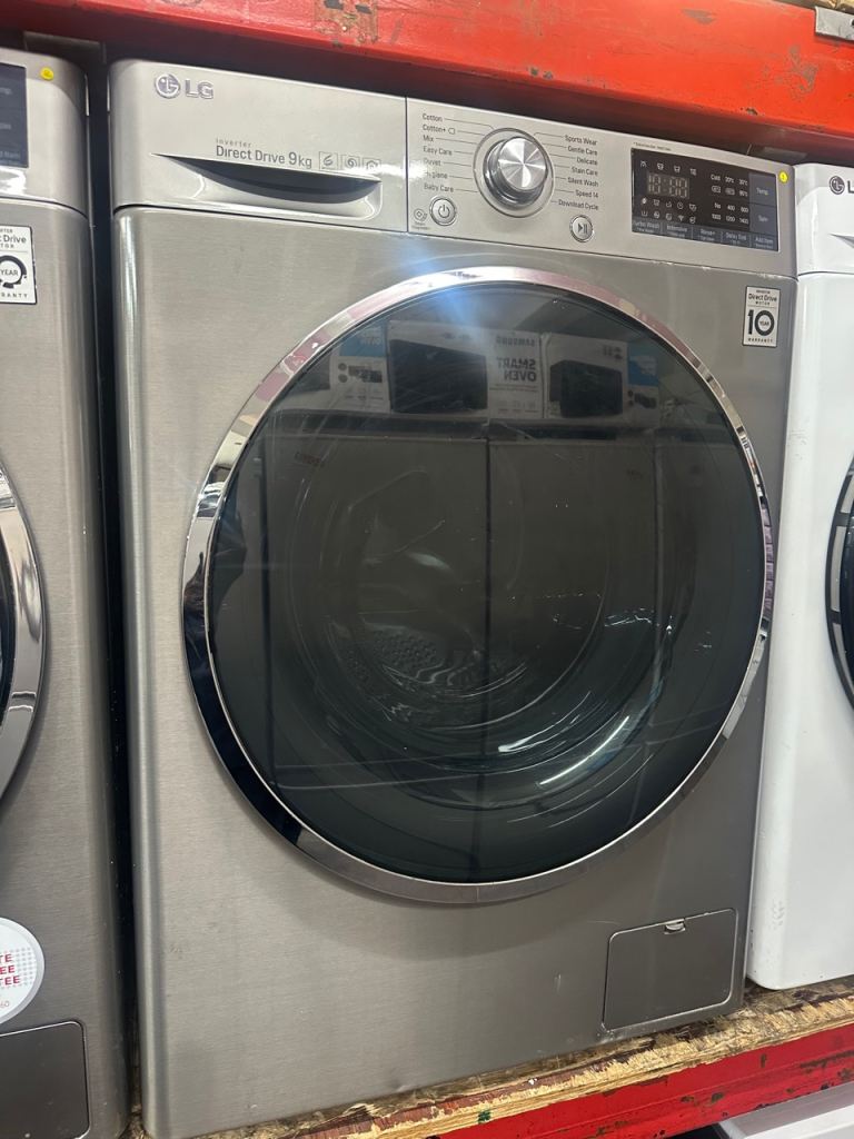 9KG GREY LG WASHING MACHINE 