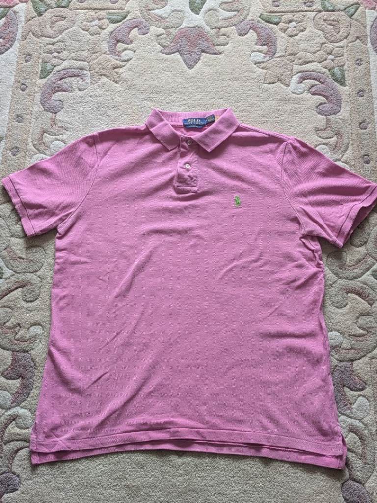 Polo Ralph Lauren Classic Fit Polo Shirt - Pink, Size M