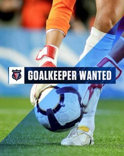 Goalkeeper wanted 