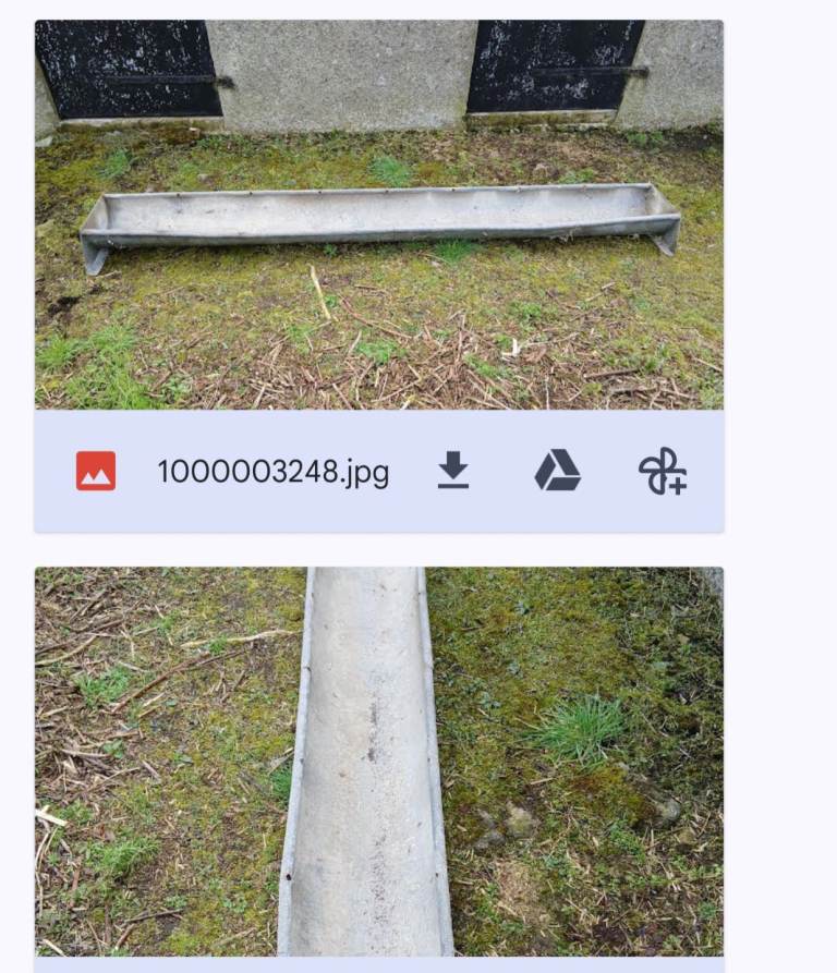 Animal feeding trough