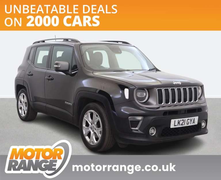2021 Jeep Renegade 1.3 T4 GSE Limited 5dr DDCT Crossover/SUV PETROL Automatic