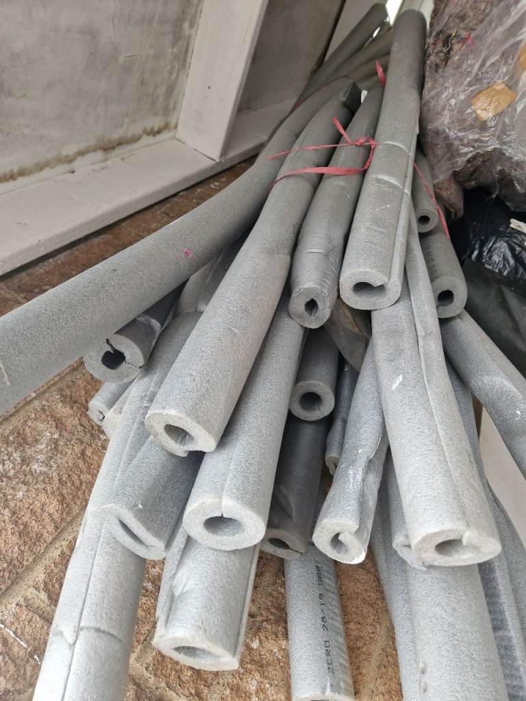 Pipe Insulation Foam – Various Sizes, Good Condition