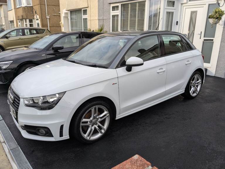 2015 Audi A1 Sportback TDI S Line White with Black Roof