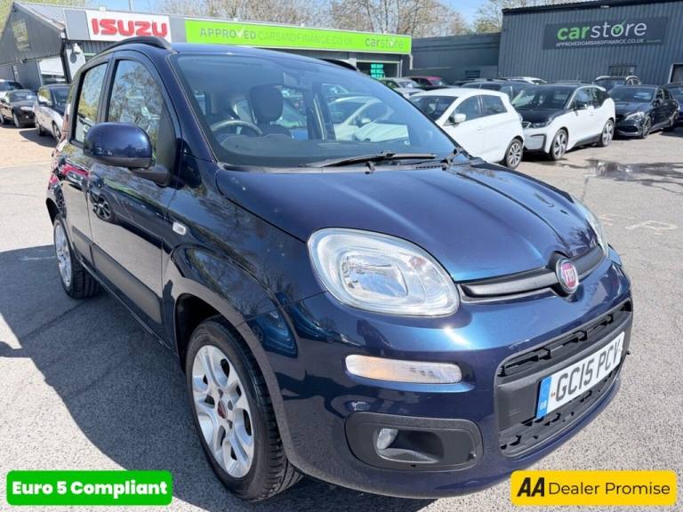 2015 Fiat Panda Blue 0.9 TwinAir Lounge hatchback, 31,755 miles, ULEZ compliant, Automatic  Hatch...