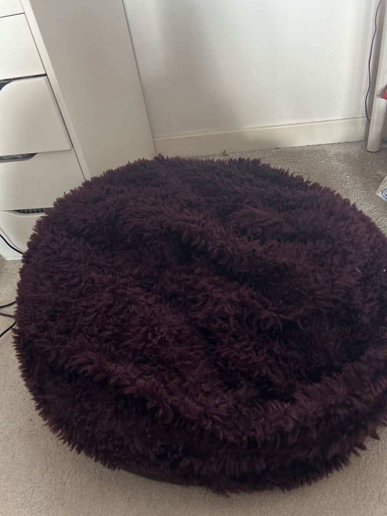 Large purple bean bag/ dog bed 