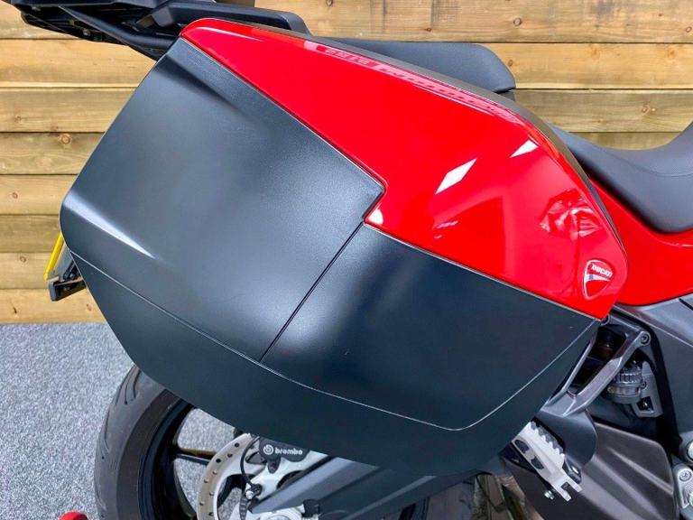 2022 Ducati Multistrada V2 S Only 4,116 Miles, Ducati Panniers and Top box, FS