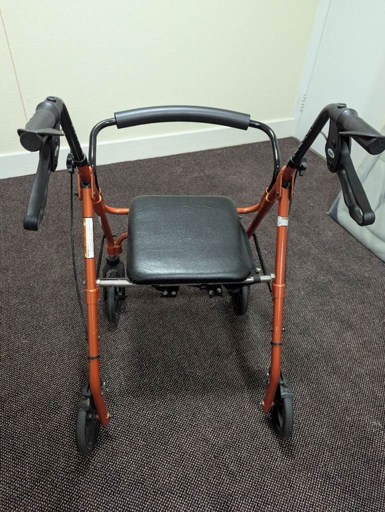 Lightweight Rollator  walking aids- Days - 100 Series - Red