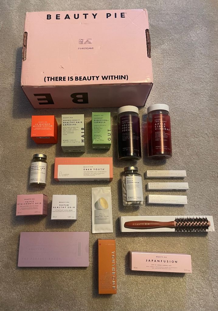 Beauty Pie selection