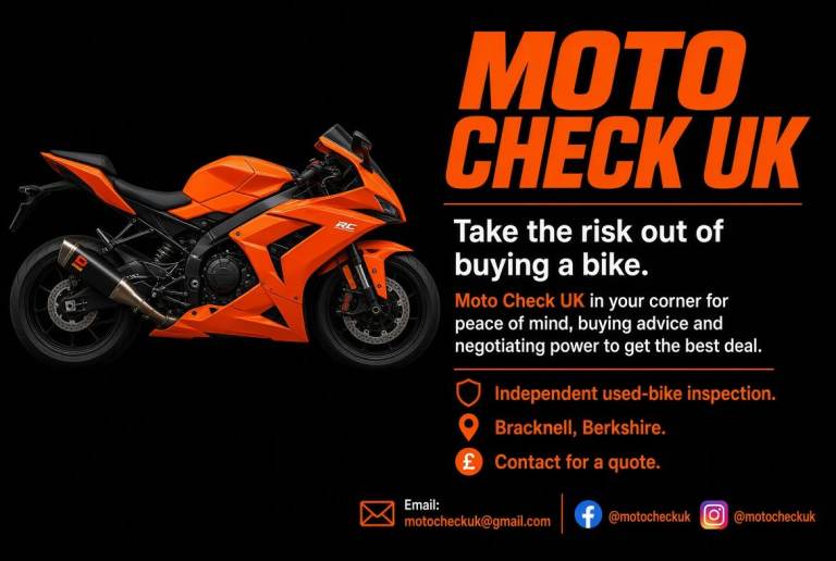 Used Motorcycle Inspection Before You Buy — Bracknell