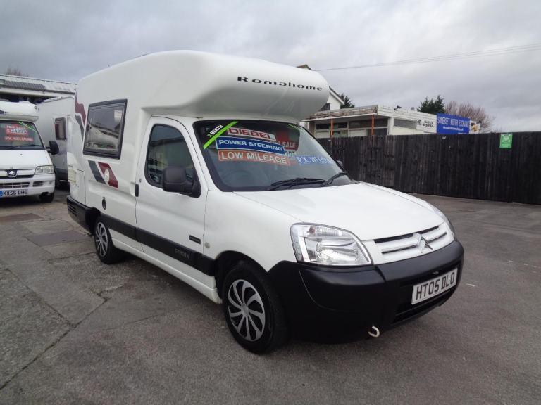 Romahome Outlook 2 Berth Citroen Berlingo  DIESEL MANUAL 2005