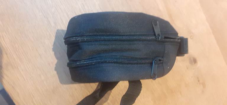 Black Bike Seat Bag/Pannier – Good Condition
