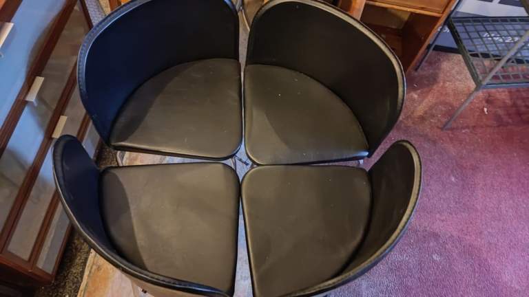 Black Dinning table with 4 chairs