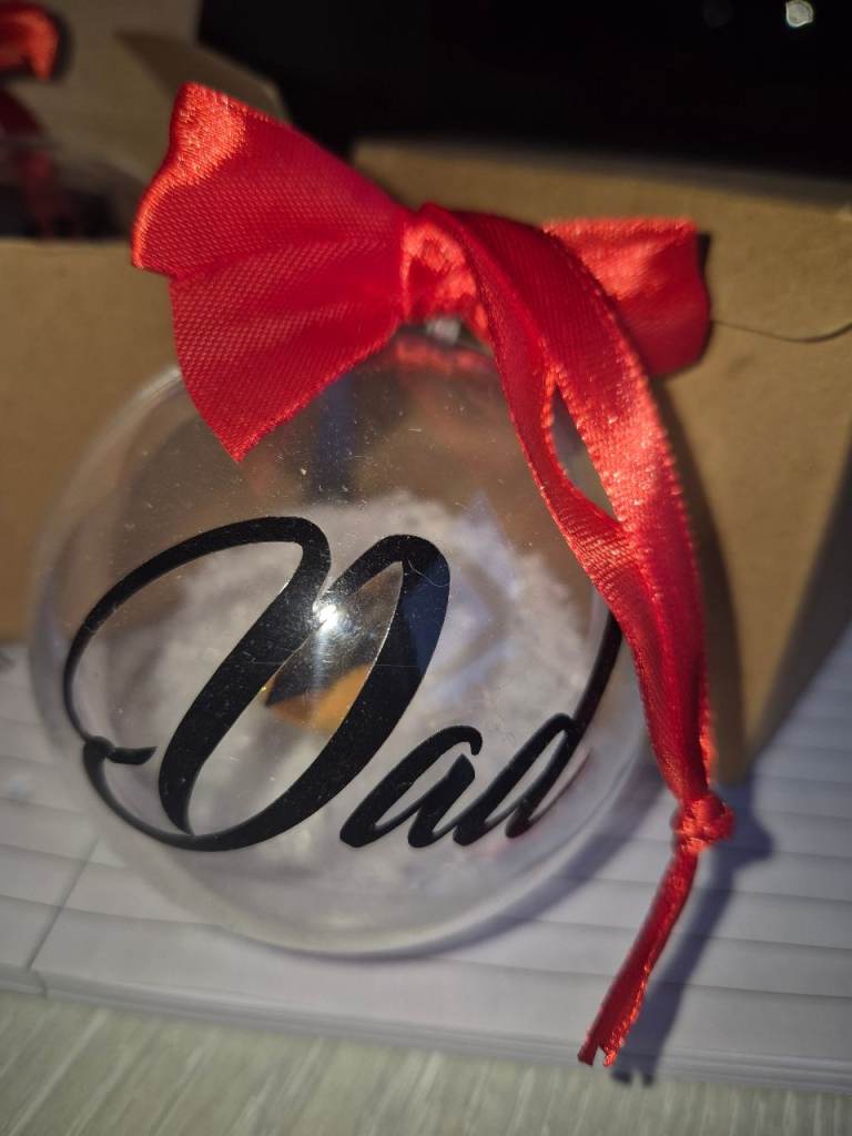  'Dad' Christmas Bauble