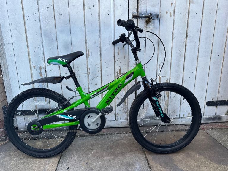 Nitro XT Kids Bike – Green, Good Condition