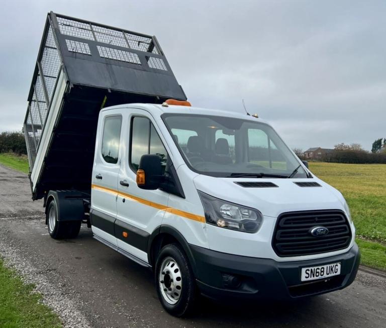 FORD TRANSIT 2.0 350 EcoBlue CAGED TIPPER White Manual Diesel 2018