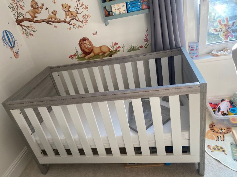 Tutti Bambini Modena Cot Bed Grey - Ash