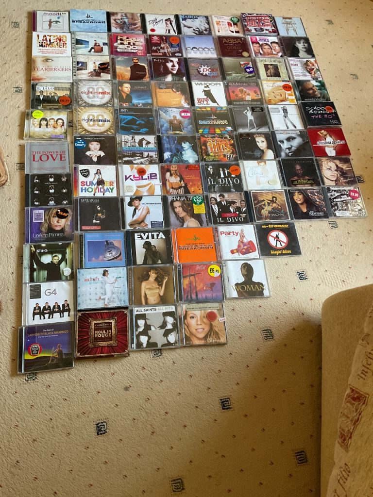 Large Job Lot of Music CDs – Various Artists, Good Condition