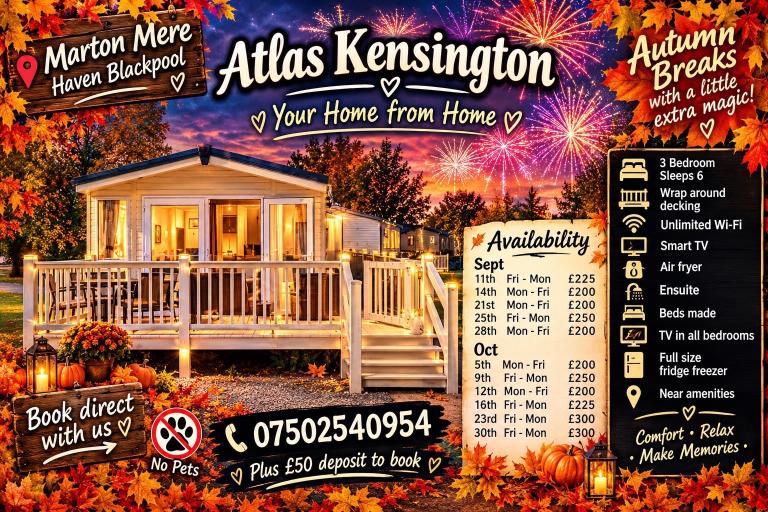 Marton Mere Blackpool caravan rental 