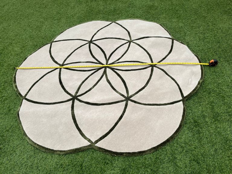 Lotus Green Wool Rug