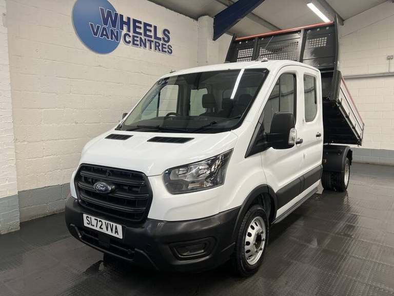 2022 Ford Transit 2.0 350 EcoBlue Leader Tipper Double Cab 4dr Diesel Manual RWD L3 Euro 6 (s Tip...