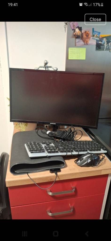 Computer Monitor and Peripherals – Good Condition