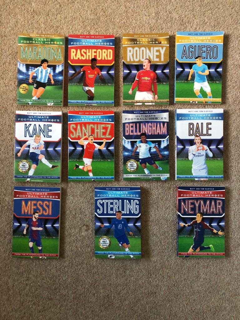 Bulk Lot - 11 Ultimate / Classic Football Heroes Books - Paperback