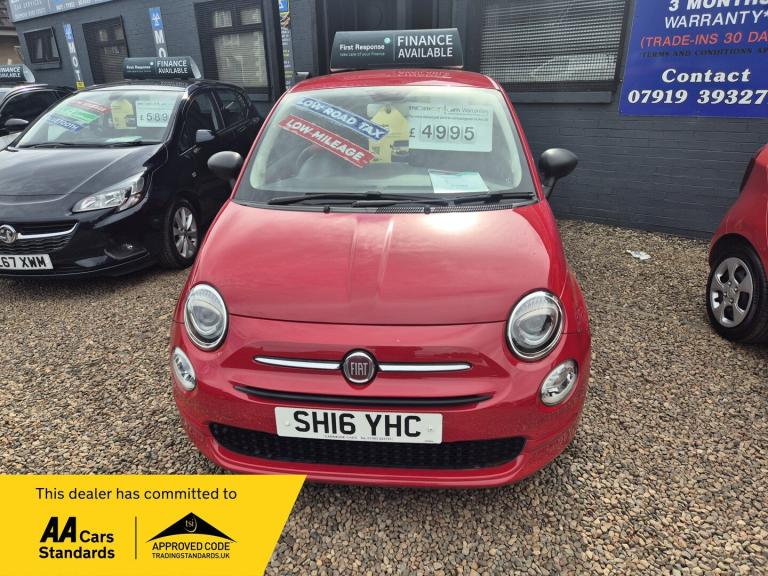 2016 Fiat 500 1.2 Pop 3dr HATCHBACK Petrol Manual