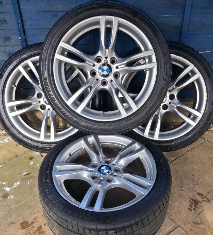 Bmw 3 4 Series Msport 18" alloy wheels - Genuine BMW Style 400M - F30 F31 F32 F36 - 5 x 120