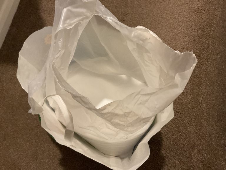 Fish tank sand pure white silica natural sand 13 Kg large bag new unused £10