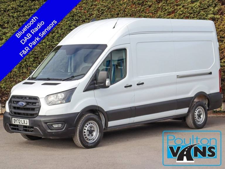 2022 Ford Transit 350 FWD 2.0TDCi, 130ps, L3H3 LWB Panel Van, Front + Rear Parking Sensors, D Lar...
