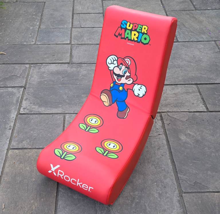 X Rocker Super Mario Gaming Chair – Red, Good Condition