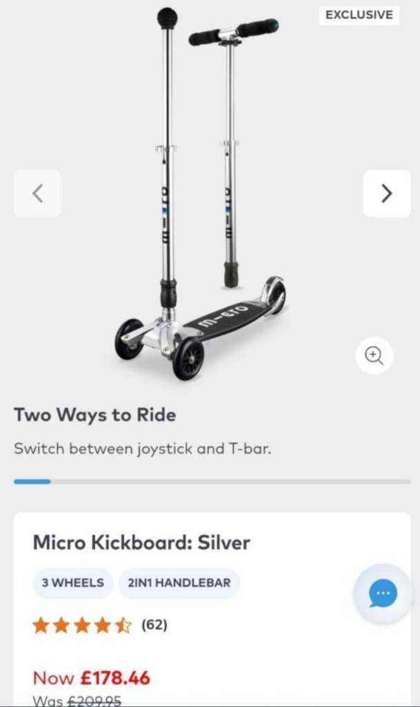 Micro Scooter age 8 year to adults 