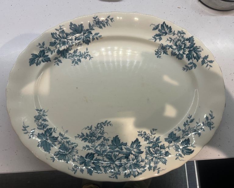 Antique Wedgewood Ivory serving platter.