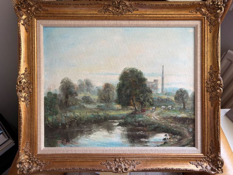 Oil painting by Malachy Brennan