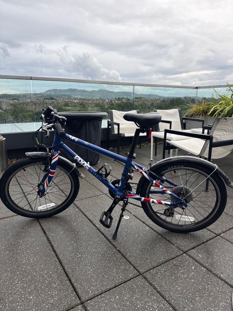 Frog 55 Kids Bike – Team Sky / Union Jack Blue – Excellent Condition