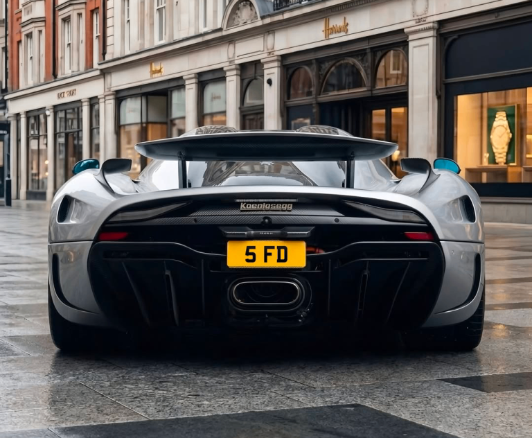 5 FD cherished number plate personalised private registration 