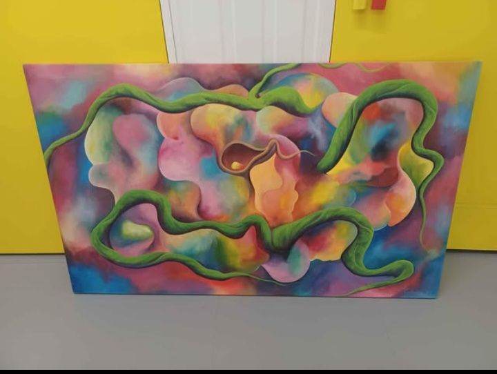 BEAUTUFUL HAND CRAFTED CARIBBEAN ART WALL DECO
