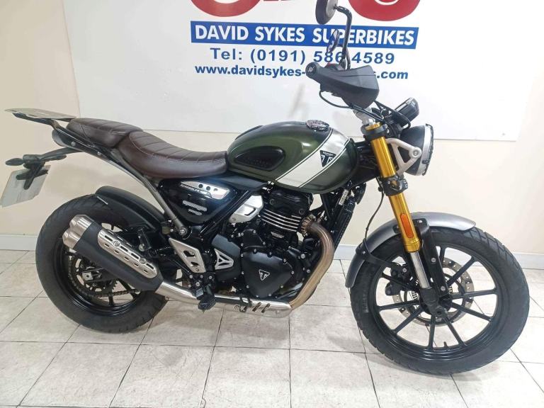 Triumph Scrambler 400-X  24-REG ONLY 4502 MILES ITS MINT WITH EXTRAS £4699.OTR
