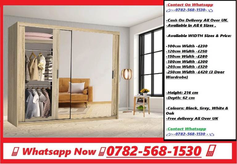 Must Avail This Offer - Berlin Wardrobe with Sliding Door For Sale ~ COD