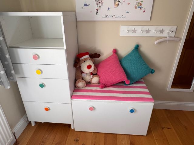 IKEA STUVA Children's Storage & Bench set complete with soft